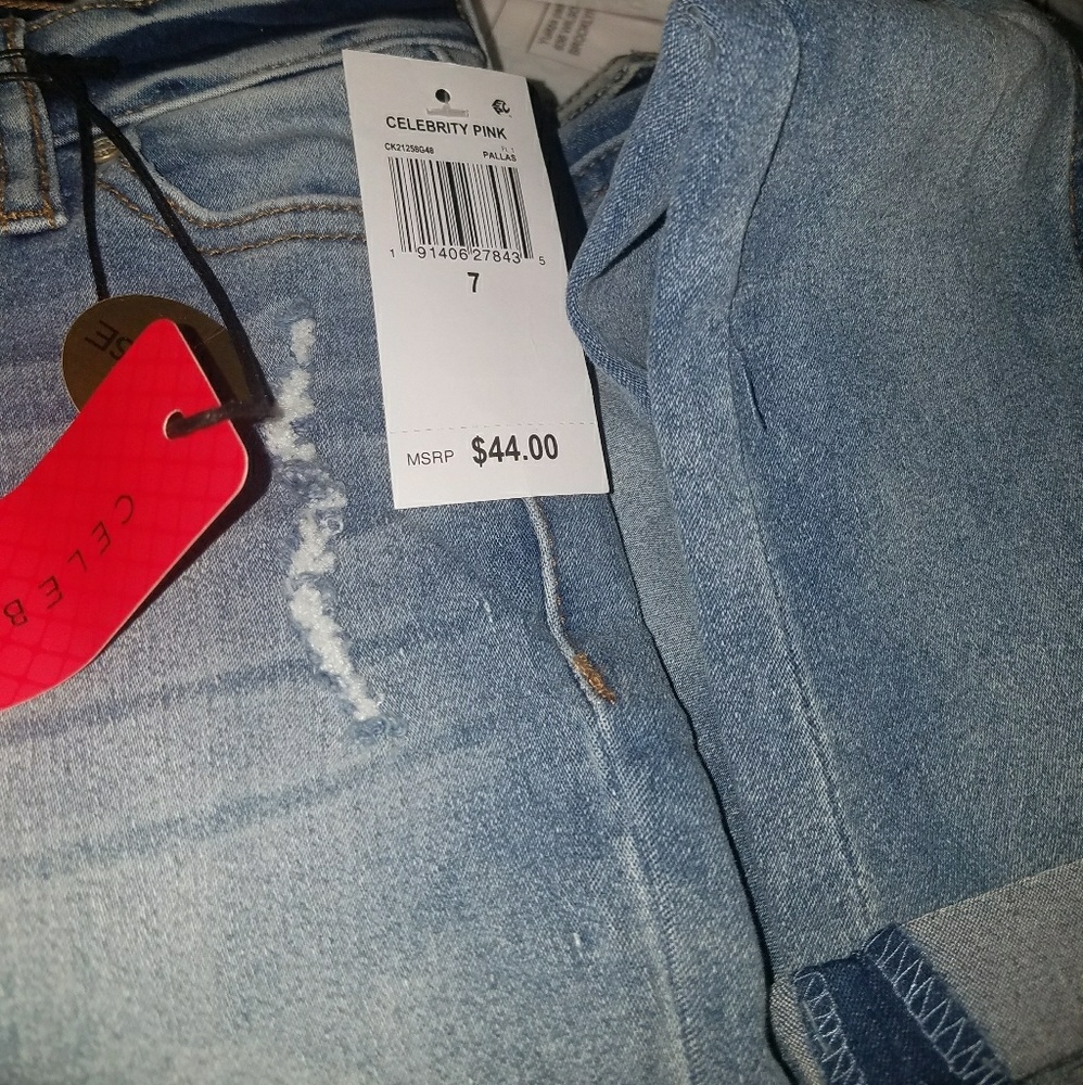 GIRLS CELEBRITY PINK JEANS 7